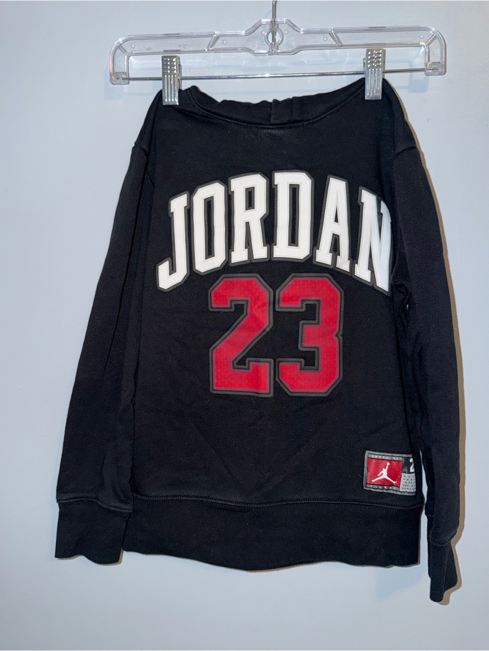 Jordan Boys Black 23 Hoodie Youth 8–10 Fits Like 8